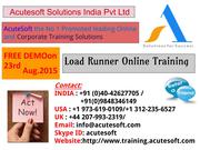 LOAD RUNNER Online Training by AcuteSoft with 10  years SMEs.